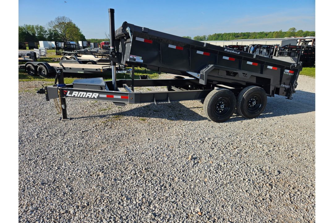 New 2026 Lamar 83X14 TANDEM 14K TELESCOPIC DUMP W/24" SIDES & 7 GAUGE FLOOR