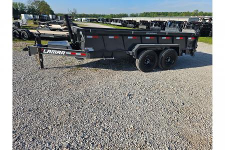 New 2026 Lamar 83X14 TANDEM 14K TELESCOPIC DUMP W/24" SIDES & 7 GAUGE FLOOR