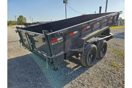 New 2026 Lamar 83X14 TANDEM 14K TELESCOPIC DUMP W/24" SIDES & 7 GAUGE FLOOR