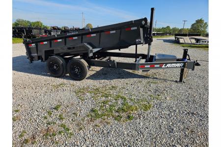 New 2026 Lamar 83X14 TANDEM 14K TELESCOPIC DUMP W/24" SIDES & 7 GAUGE FLOOR