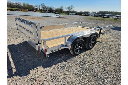 New 2026 Load Trail 83X14 TANDEM 7K ALUMINUM UTILITY W/ BI-FOLD GATE