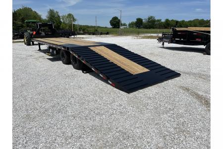 New 2026 Load Trail 102x36 25.9K TANDEM DUAL LOW PRO GN HYDROTAIL W/ STEEL RUNNERS/ HYDRO JACKS