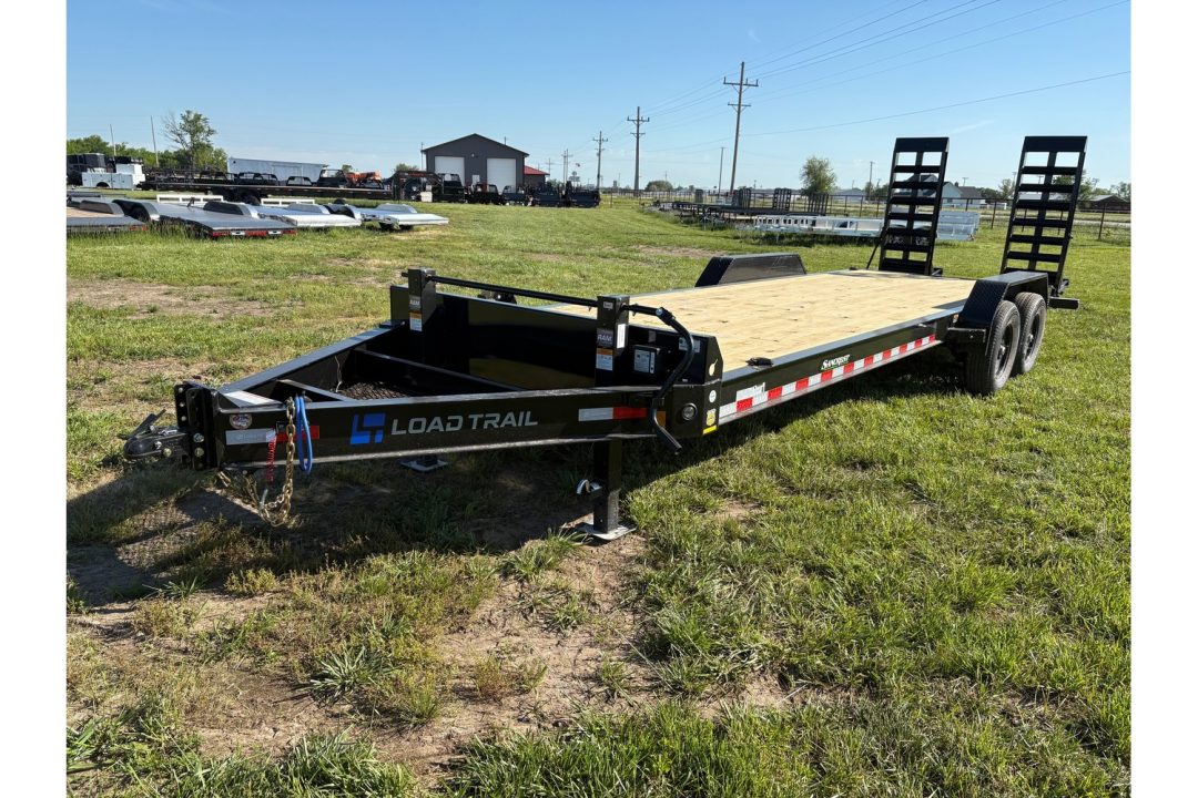 New 2026 Load Trail Tandem 14k 83x24 Equipment Trailer W/ Stand Up Ramps