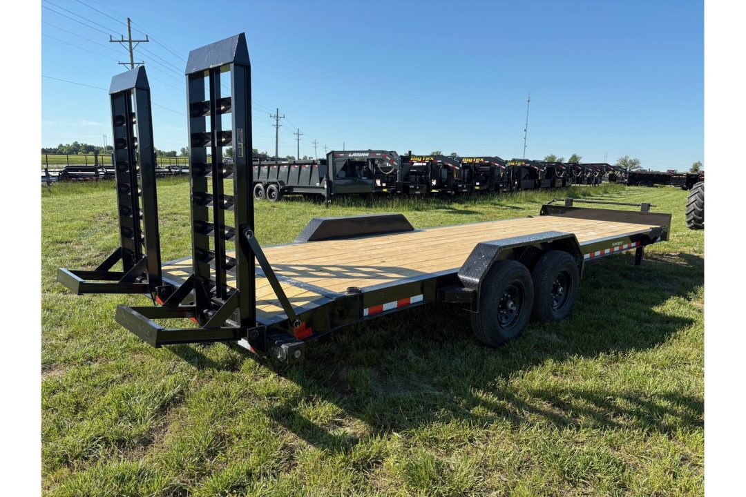 New 2026 Load Trail Tandem 14k 83x24 Equipment Trailer W/ Stand Up Ramps