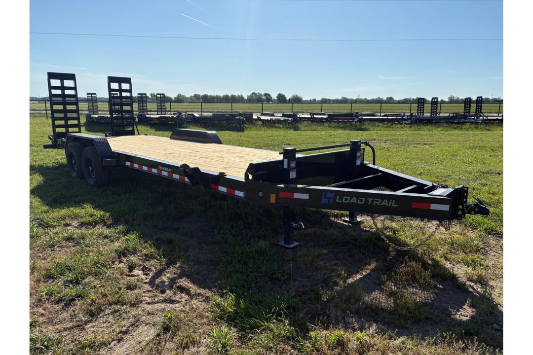 New 2026 Load Trail Tandem 14k 83x24 Equipment Trailer W/ Stand Up Ramps