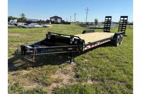 New 2026 Load Trail Tandem 14k 83x24 Equipment Trailer W/ Stand Up Ramps