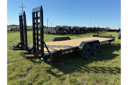 New 2026 Load Trail Tandem 14k 83x24 Equipment Trailer W/ Stand Up Ramps