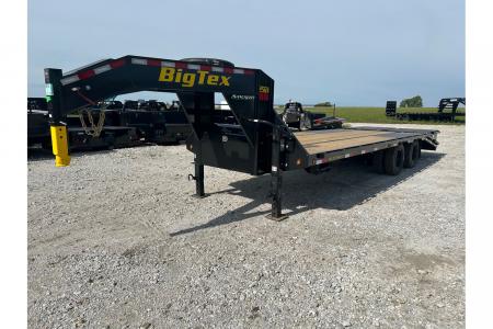 New 2026 Big Tex 102x25 Tandem 25.9K GN Flatbed w/ Mega Ramps, 2-Speed Jacks, & Load Lights