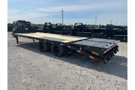 New 2026 Big Tex 102x25 Tandem 25.9K GN Flatbed w/ Mega Ramps, 2-Speed Jacks, & Load Lights
