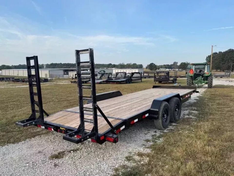 New 2026 Big Tex Trailers 83x20 Tandem 14K Equipment Trailer w/ 2' Dove & Standup Ramps
