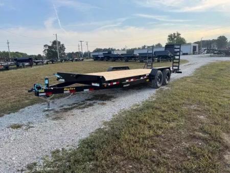 New 2026 Big Tex Trailers 83x20 Tandem 14K Equipment Trailer w/ 2' Dove & Standup Ramps