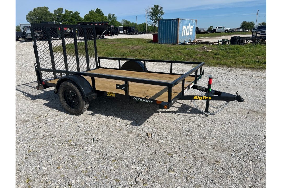 New 2026 Big Tex 77x10 3K Single Axle Utility w/ 4' Ramp Gate