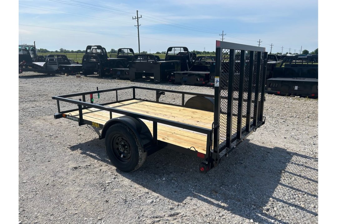 New 2026 Big Tex 77x10 3K Single Axle Utility w/ 4' Ramp Gate