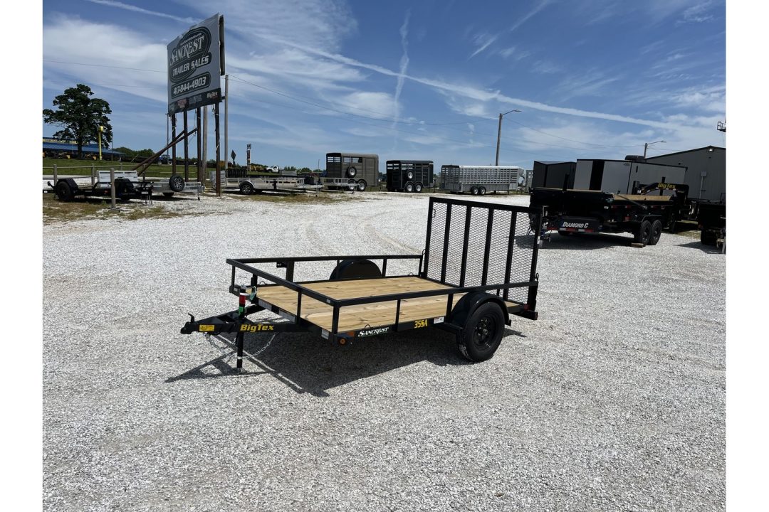 New 2026 Big Tex Trailers 77x10 3K Utility w/ 4' Ramp Gate