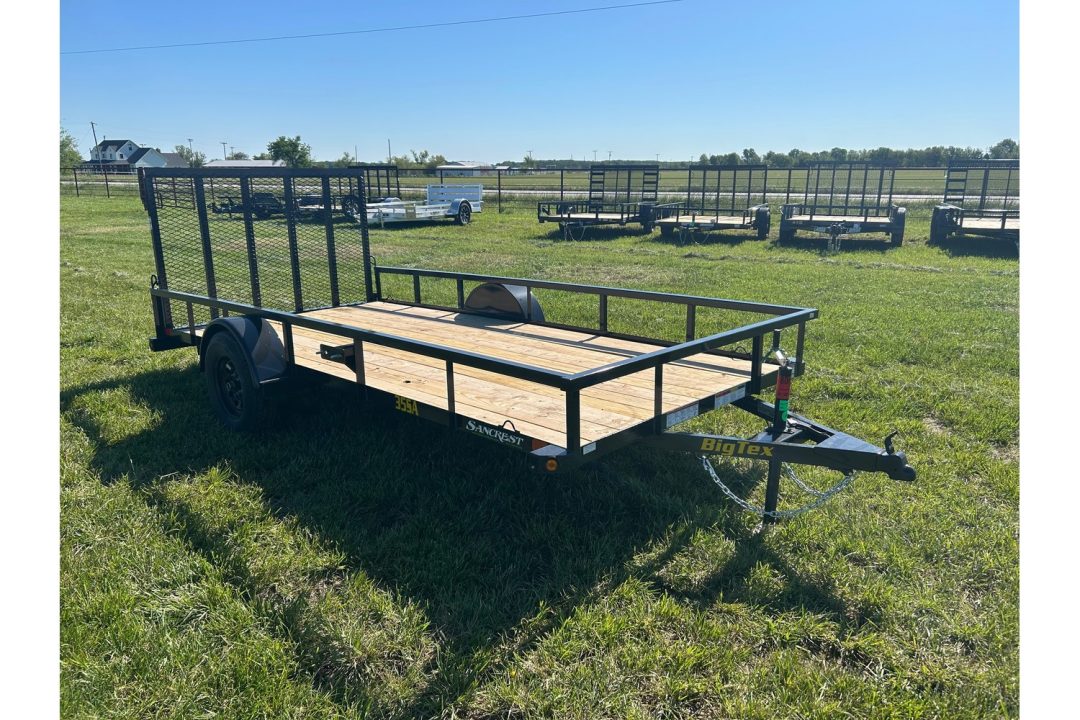 New 2026 Big Tex 77x14 3K Single Axle Utility w/ 4' Ramp Gate