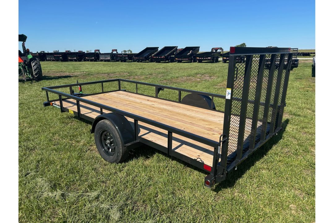 New 2026 Big Tex 77x14 3K Single Axle Utility w/ 4' Ramp Gate
