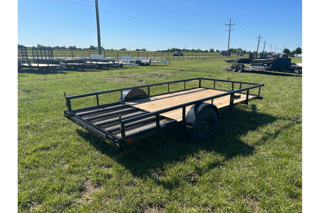 New 2026 Big Tex 77x14 3K Single Axle Utility w/ 4' Ramp Gate