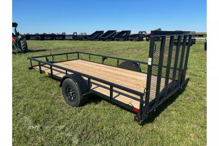 New 2026 Big Tex 77x14 3K Single Axle Utility w/ 4' Ramp Gate