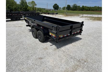New 2026 Big Tex Trailers 14TD 83x16 Telescopic Dump Trailer W/2' Sides WITH SPRING ARM TARP / SOLAR /14 PLY TIRES
