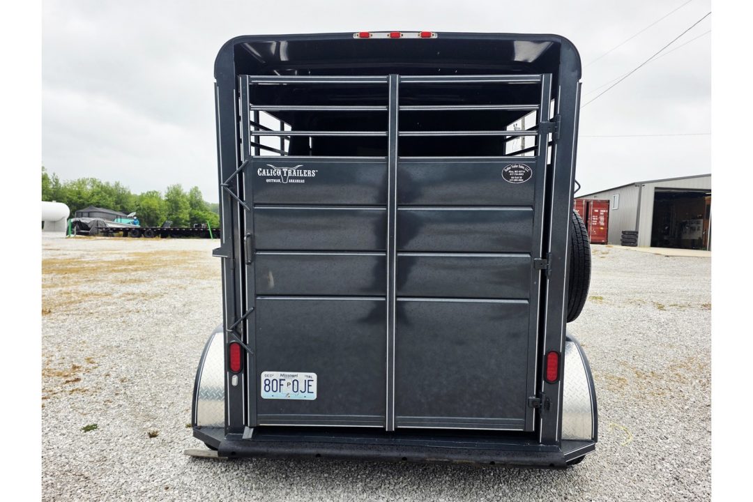 New 2018 Calico Trailers 6x12x7 Tall Tandem 7K 2 Horse Slant w/ Spare