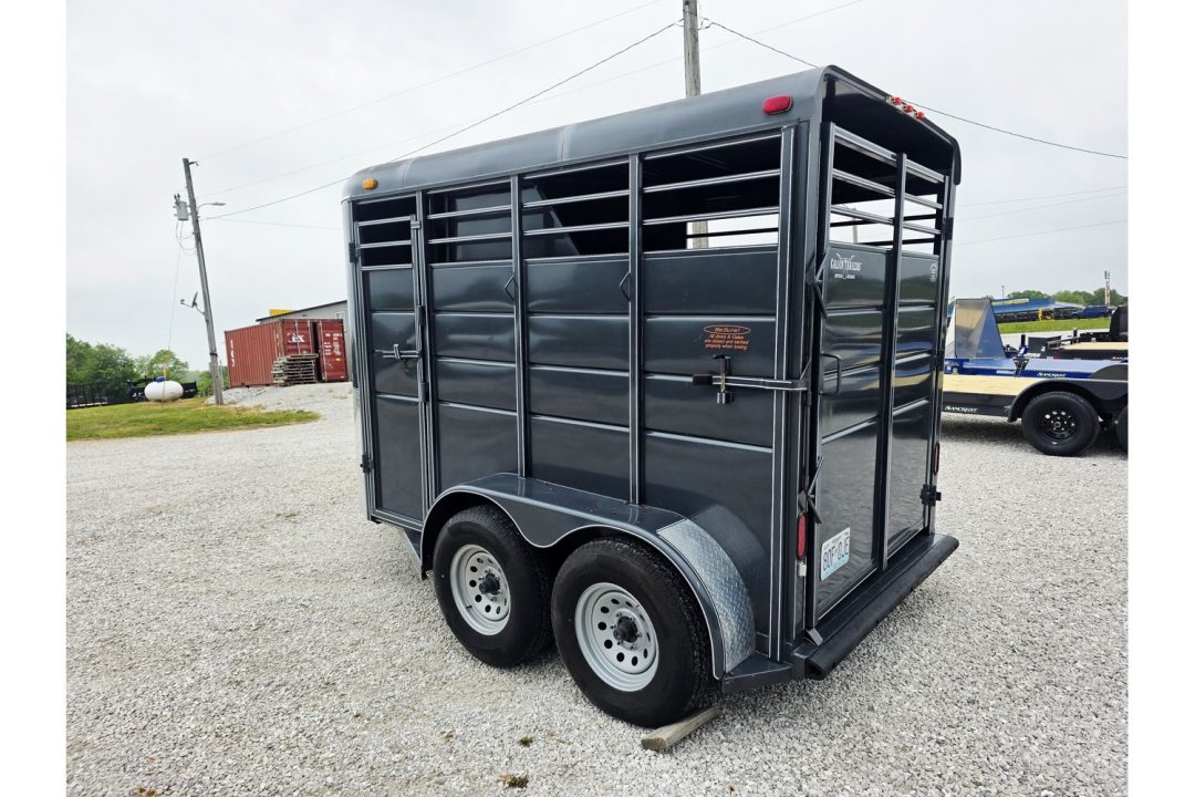 New 2018 Calico Trailers 6x12x7 Tall Tandem 7K 2 Horse Slant w/ Spare