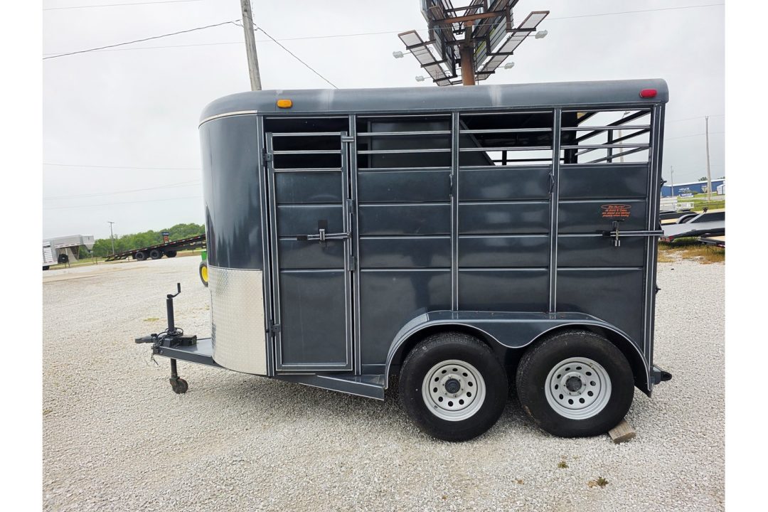 New 2018 Calico Trailers 6x12x7 Tall Tandem 7K 2 Horse Slant w/ Spare