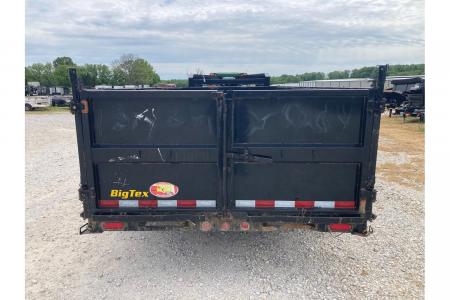Used 2023 Big Tex Trailers 83X16 TANDEM22K GN DUMP W/ 3' SIDES