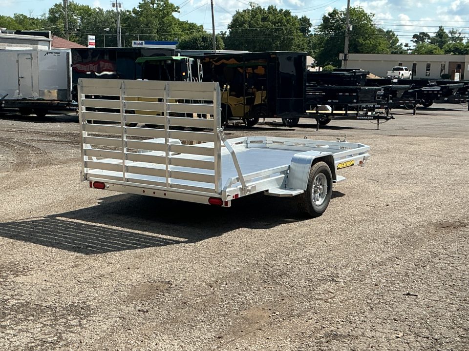 New 2027 Aluma 7712H-S-TG 77" x 12' Aluminum Utility Trailer