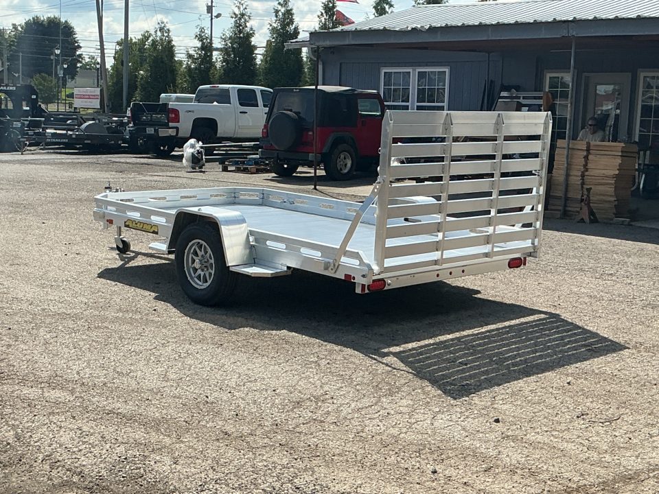 New 2027 Aluma 7712H-S-TG 77" x 12' Aluminum Utility Trailer