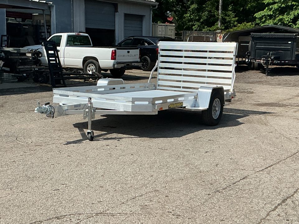 New 2027 Aluma 7712H-S-TG 77" x 12' Aluminum Utility Trailer