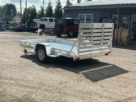 New 2027 Aluma 7712H-S-TG 77" x 12' Aluminum Utility Trailer