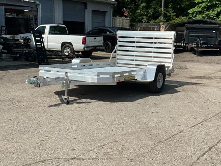 New 2027 Aluma 7712H-S-TG 77" x 12' Aluminum Utility Trailer