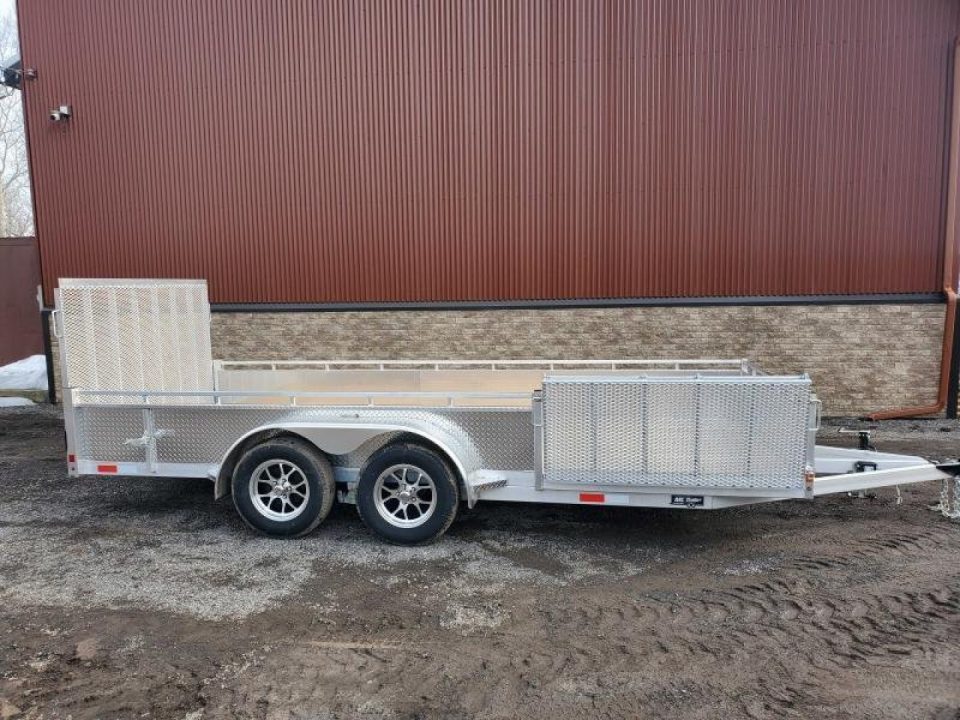 New 2027 Enbeck All Aluminum 7'x16' Landscape Trailer Utility Trailer