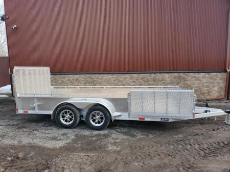 New 2027 Enbeck All Aluminum 7'x16' Landscape Trailer Utility Trailer
