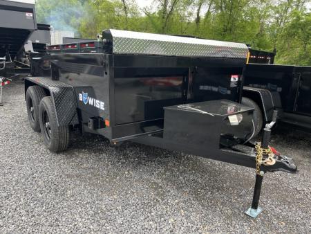 New 2027 BWISE 6x12 10K Dump Trailer w/ Ramps & Tarp Kit