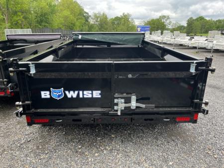 New 2027 BWISE 6x12 10K Dump Trailer w/ Ramps & Tarp Kit