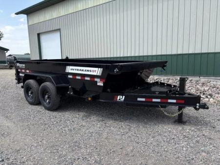 New 2026 16'x83  PJ DT1 5-Stage Telescopic Dump Trailer