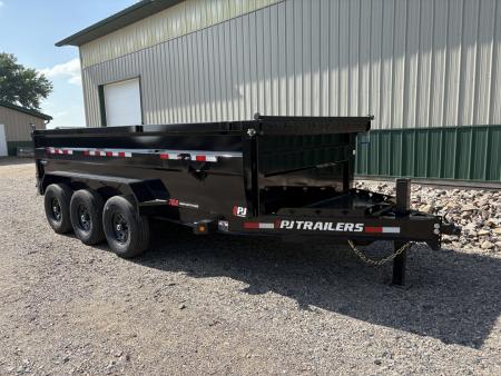 New 2026 16' x 83  21k PJ Triple Axle High Side Dump Trailer