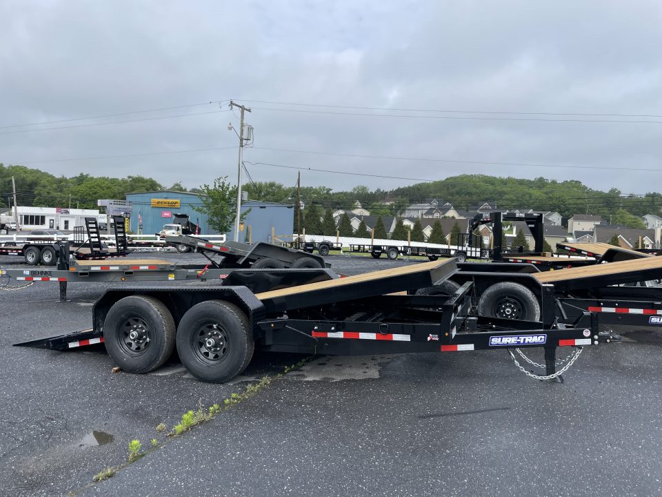 New 2026 Sure-Trac 7X16 14K Tilt Bed Equipment Trailer