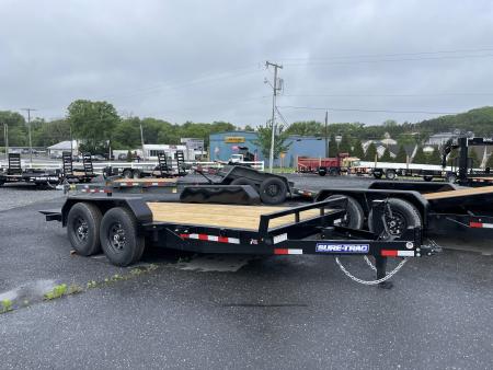 New 2026 Sure-Trac 7X16 14K Tilt Bed Equipment Trailer