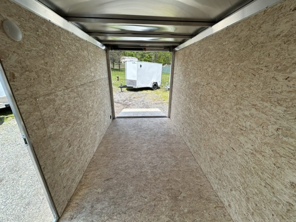 New 2026 ALCOM 6x12 Single Axle Aluminum Frame Cargo / Enclosed Trailer
