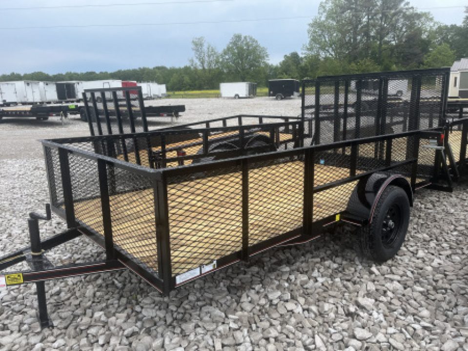 New 2026 Triple R 78X12 LANDSCAPE TRAILER W/2' MESH SIDES SINGLE AXLE