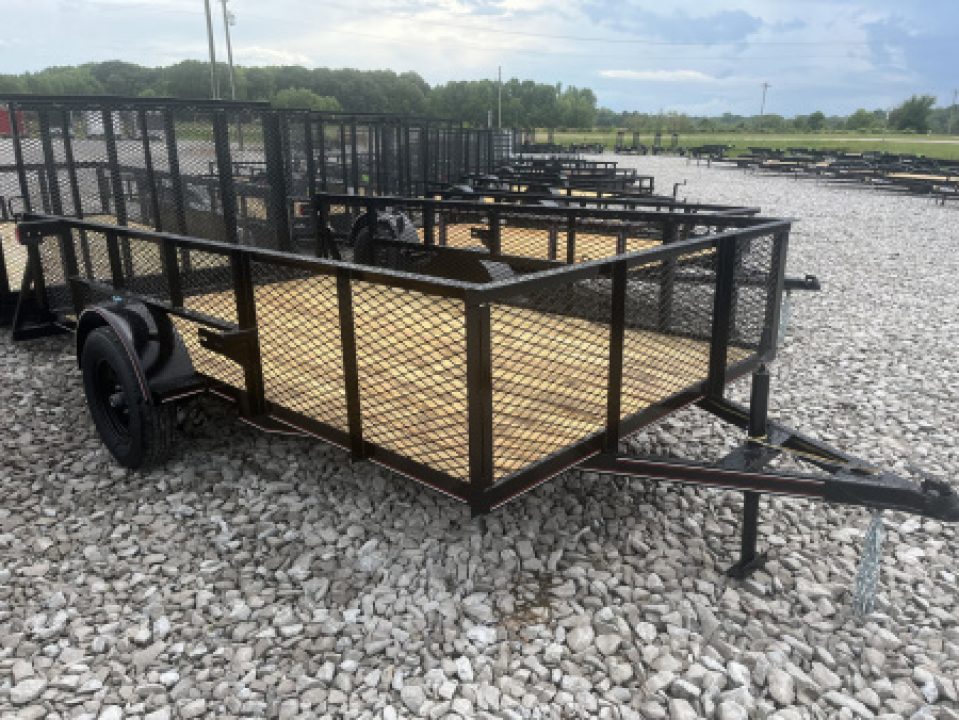 New 2026 Triple R 78X12 LANDSCAPE TRAILER W/2' MESH SIDES SINGLE AXLE