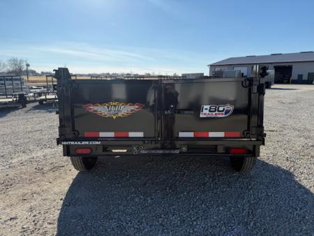 New 2026 H&H Black 76"x10' 10k Utility Dump Trailer