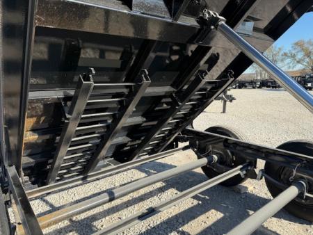 New 2026 H&H Black 76"x10' 10k Utility Dump Trailer