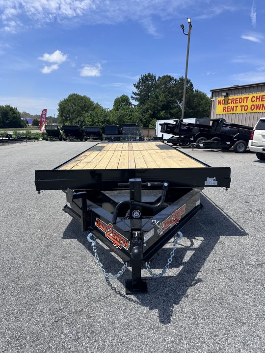 New 2026 DOWN 2 EARTH 24' 14K DECKOVER TILT EQUIPMENT HAULER