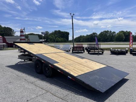 New 2026 DOWN 2 EARTH 24' 14K DECKOVER TILT EQUIPMENT HAULER