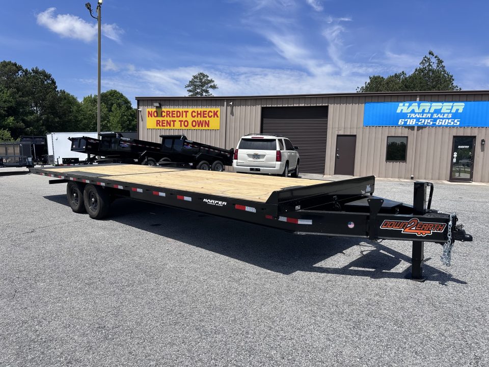 New 2026 DOWN 2 EARTH 26' 14K DECKOVER TILT EQUIPMENT HAULER