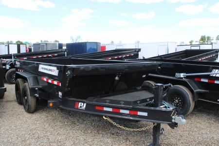 New 2026 PJ Trailers 14' DT1 15.4K GVWR STOCK ID 53570 Dump Trailer