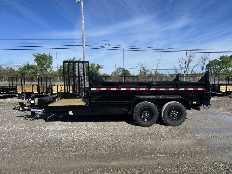 New 2026 Sure-Trac 82"x12+4 14K Low Pro Scissor Dump Trailer